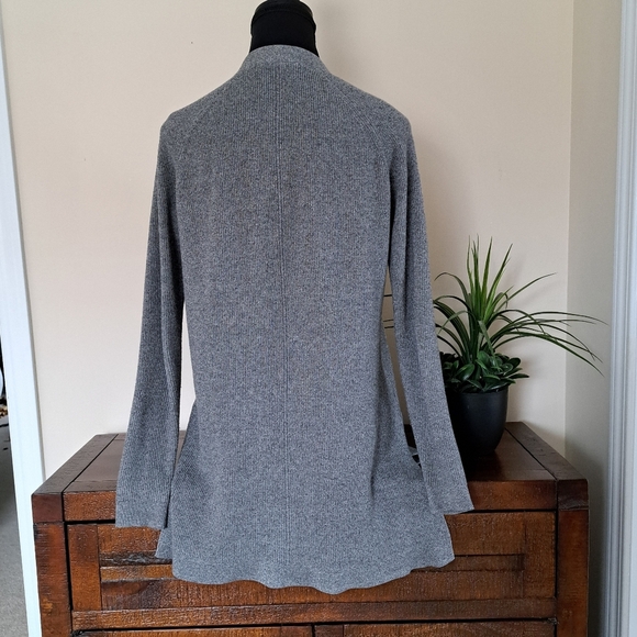 Cyrus Open Cardigan Grey Women's Medium Knit Sweater - Picture 3 of 11